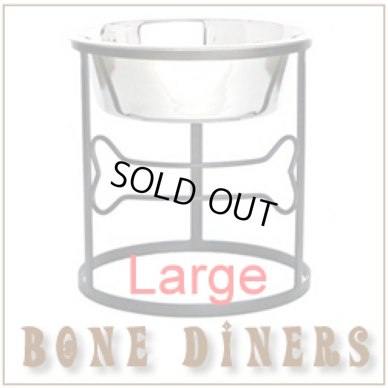 画像1: 可愛いデザイン、ワンちゃんの胃に負担をかけない【フードボウルスタンド Bone Single Diners】Large (1)