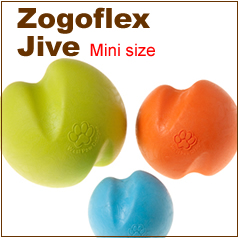 走ってくわえて飛び跳ねて！アクティブオモチャ【Zogoflex Jive】Miniサイズ