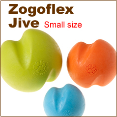 走ってくわえて飛び跳ねて！アクティブオモチャ【Zogoflex Jive】Smallサイズ