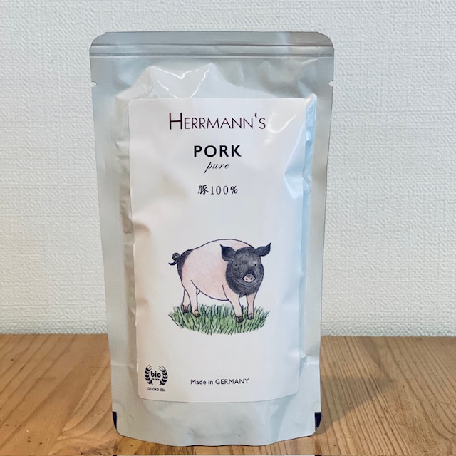 ドイツからやってきた有機豚肉100％【ヘルマン　ピュア・ポーク】120g
