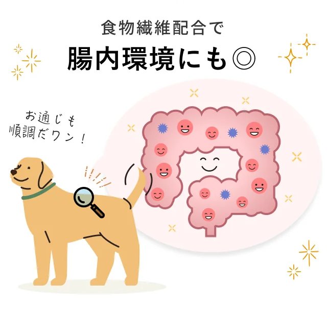 シルクフル食物繊維も配合